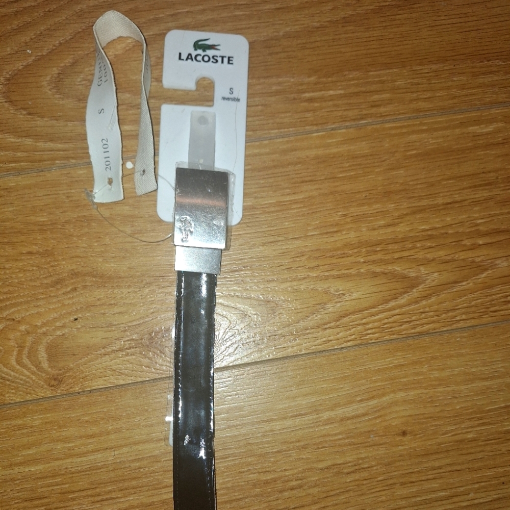 NWT LACOSTE REVERSIBLE BELT